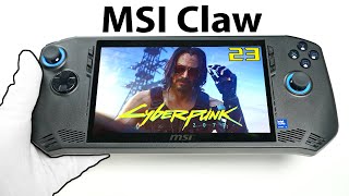 799 MSI Claw PC Handheld  I expected better 17 Games Tested [upl. by Derril121]