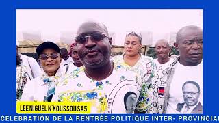 Rentrée politique PDG dans le 5ème arrondissement de Libreville [upl. by Knorring525]