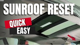 Reset the Sunroof in a Minute without any Scan tool  DIY  Hyundai amp KIA [upl. by Nnylirej]