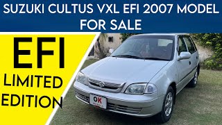 Suzuki Cultus vxl efi 2007 Model for sale  family used cars youtube cars review viralvideo [upl. by Clower111]