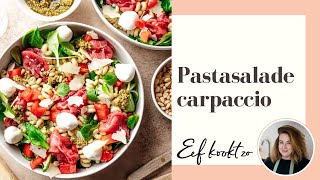 Pastasalade carpaccio [upl. by Gyatt]