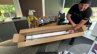 LG OLED65C27LA TV 164 cm 65 Zoll OLED evo Fernseher HDR 4K 120Hz Unboxing und Anleitung [upl. by Nylaf831]