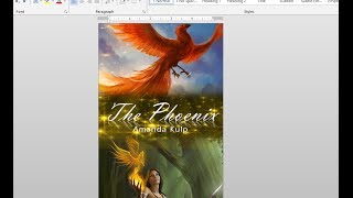 How to Make Your Own Book Cover Using MS Word [upl. by Novert]