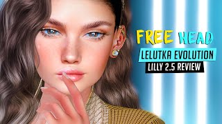 LELUTKA Evolution 25 TUTORIAL Lilly bento head Second Life 2021 [upl. by Aikim]