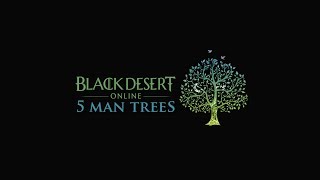 Black Desert Online  5 Man Trees [upl. by Kristen110]