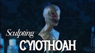 Sculpting CYIOTHOAH The Deep Ones  SuperSculpey hplovecraft cthulhumythos deepones [upl. by Enerehs]