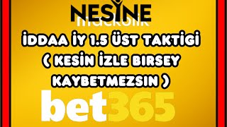 İŞTE ALTIN ORAN 🚀 İY 15 ÜST TAKTİĞİ İLE KAZANMAYAN KALMASIN iddaa oran analiz taktik [upl. by Cicenia]