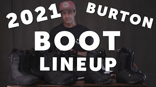 2021 Burton Snowboard Boot Lineup [upl. by Akirea409]