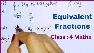 How to find Equivalent fractions  Equivalent fraction by multiplication and division [upl. by Okia]