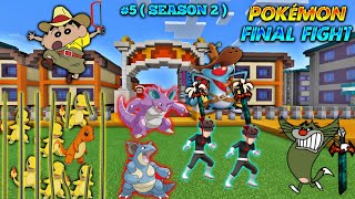 5  Minecraft S2  Oggy Saving Charmender ⚡ Final Fight  With Shinchan Jack  Twikay Gamer [upl. by Anstus541]