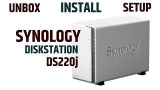 Unboxing and setup of the Synology DISKSTATION DS220j synology NAS DS220j [upl. by Theola566]