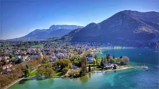 Lac dAnnecy  Haute Savoie  France  DJI MAVIC Drone 4k [upl. by Nairred414]