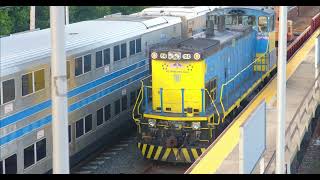 LIRR Railfanning  Greenlawn Feat 4 MP15ACs RS40DUKE amp RS41XFPD [upl. by Kalina]