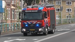 10052020 Hulpdiensten met spoed naar Zeer Grote Brand in Studentenflat Rijswijkseplein Den Haag [upl. by Corsetti]