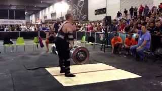 Krzysztof Radzikowski 400kg deadlift at Arnold Classic Australia 2015 [upl. by Joslyn]