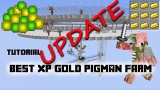 Tutorial Update Best AFK XP Gold Pigman Farm on Youtube [upl. by Wemolohtrab760]