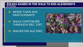 Alzheimer’s Association hosted walk at Altoona Curve raised 25604 [upl. by Ebeohp]