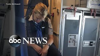 Flight attendant charged with being intoxicated l ABC News [upl. by Ferdie]