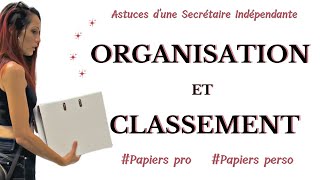 Comment classer ses papiers administratifs  Organisation paperasse  Astuces de secrétaire [upl. by Aseela]