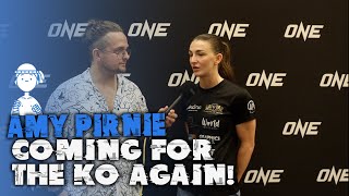 Amy Pirnie expects quotexciting warquot with Shir Cohen  ONE Fight Night 25 [upl. by Nytsirt]