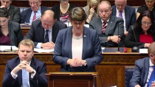 Full Statement by Arlene Foster to NI Assembly [upl. by Gayler497]