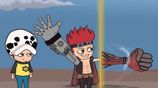 6 Chibi One Piece Transformation to Titan  FanMade [upl. by Bernette]