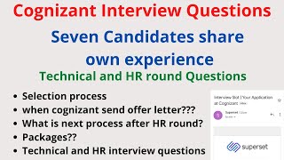 Cognizant Selection Process  Cognizant Latest Interview questions techlecture [upl. by Colan729]