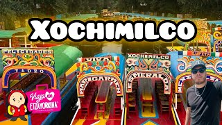 🇲🇽 conoce XOCHIMILCO Y SUS TRAJINERAS en ciudad de México [upl. by Mattias664]