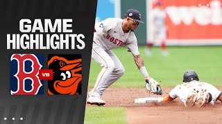 Red Sox vs Orioles Game Highlights 81824  MLB Highlights [upl. by Aymer]