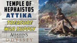 Temple of Hephaistos Attika  Loot amp War Supply Location  ASSASSINS CREED ODYSSEY [upl. by Lemmy]