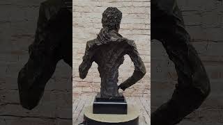 Michael Jackson Limited Edition Bronze Metal Sculpture quotKing of Popquot by Aldo Vitaleh YRD899 [upl. by Aikcir]