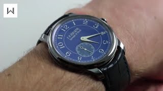 FP Journe Chronometre Bleu Luxury Watch Review [upl. by Kram695]