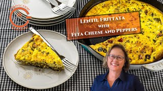 Lentil Frittata with Feta Cheese and Peppers a Dish for All Occasions [upl. by Oz]