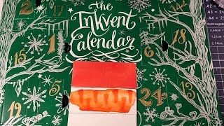 Diamine Inkvent Calendar Day 9 Cardinal [upl. by Aitercal]