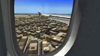 XPlane 11 JARDesign A320 Dubai Cabin view Approach and landing  xEnvito  Edtracker [upl. by Alek]