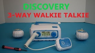 Discovery 3 Way Walkie Talkie Demonstration and Testing [upl. by Maggee129]