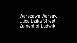 Warszawa Ulica Dzika i Zamenhof 1939 [upl. by Terese299]