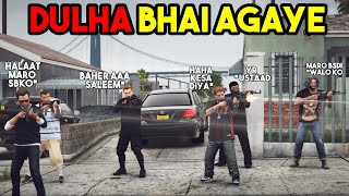 USTAAD AND THE SHAPATARS ATTACK ON SALEEMS ADDA  MARK 2 GRANDE  REAL LIFE MOD  GTA 5 PAKISTAN [upl. by Yoshio375]