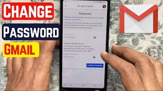 How To Change Gmail Password In Android Phone [upl. by Yecad]