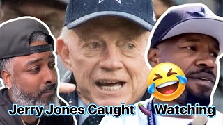 Jerry Jones caught talking about a players 🍆 size live on Jamie Fox’s live stream 😂 [upl. by Lienaj]