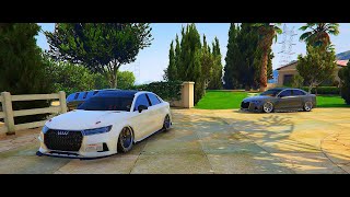 GTA 5  NEW 2022 Audi RS3 Limo Clean Build Cruise amp Test Pulls🔥 Obey Tailgater S [upl. by Sells]