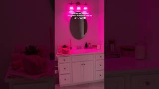 decorate my teenage daughter’s bathroom with me 🫧🧴💕🚽🧻🎀 asmr asmrsounds shorts teenager [upl. by Brandais]