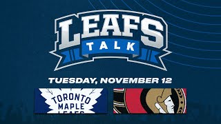 Maple Leafs vs Senators LIVE Post Game Reaction  Leafs Talk [upl. by Alboran]