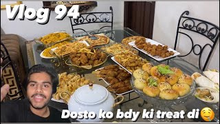 94th Vlog  DOSTO KO TREAT PE REACTION😱 or  ROLLA VS GRANDE RACE😤 [upl. by Naujtna710]