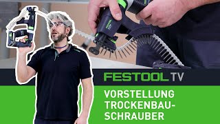 Vorstellung Trockenbauschrauber DURADRIVE Festool TV Folge 262 [upl. by White313]