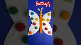 Easy Butterfly Craft from Thermacol plate New Creative Craft Butterfly insects animals trending [upl. by Roanna441]