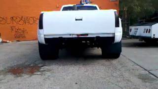 Chevy 454 Dually Exhaust [upl. by Nonnairb933]