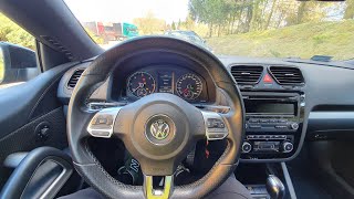 VW Scirocco 20 tdi 170hp DCC DSG Acceleration 0200 kmh 2012r [upl. by Tedman]