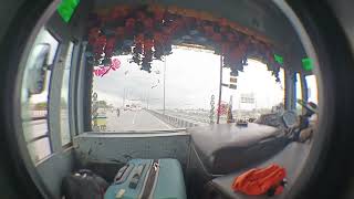 AGGRESSIVE STATE BUS BUS DRIVING😱Hyper Bus Driving On Highway  DELHI TO FARRUKHABAD upsrtc bus [upl. by Ahsitahs]