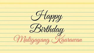 Happy Birthday Tagalog Version [upl. by Missie]